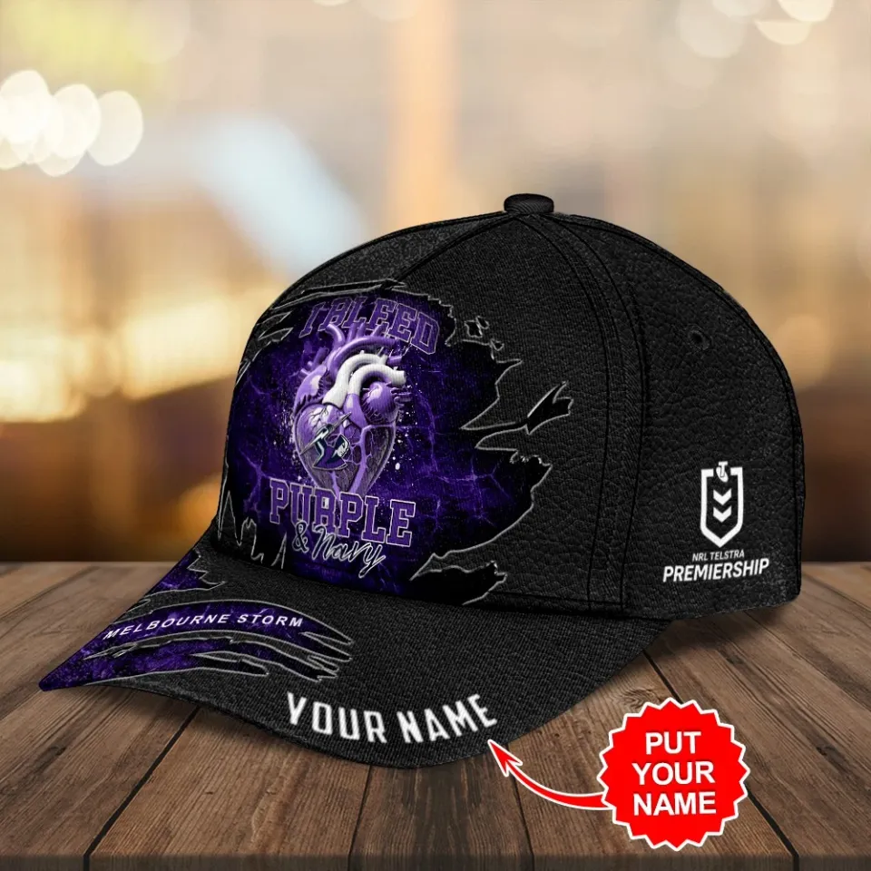 Melbourne Storm Fan Cap – Custom Rugby Style