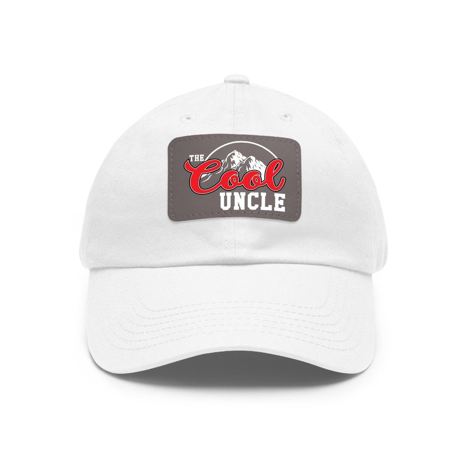 Fathers Day Uncle Gift, The Cool Uncle Hat, Uncle with Leather Patch, Uncle Hat, Best Uncle Gift, Cool Uncle Hat, Funny Uncle Gift Cap