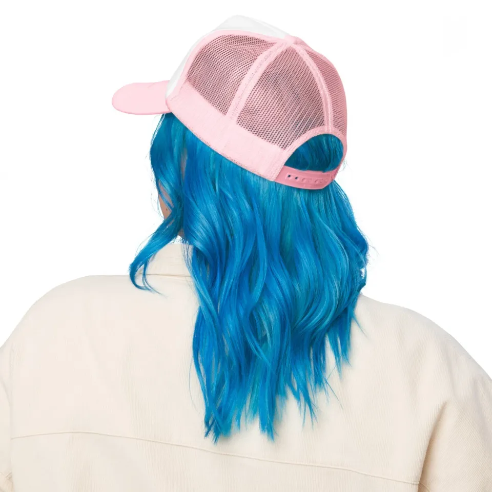 Palm Trees Embroidered Foam trucker hat