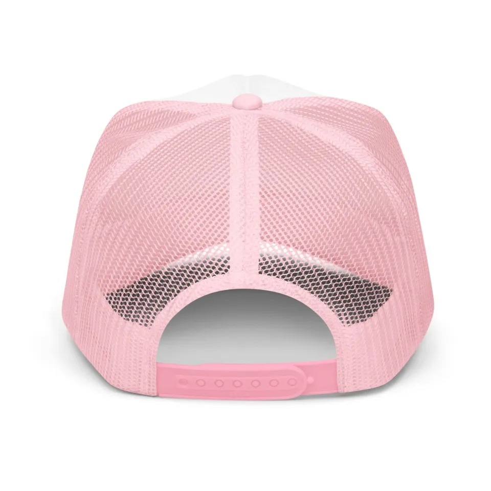 Palm Trees Embroidered Foam trucker hat