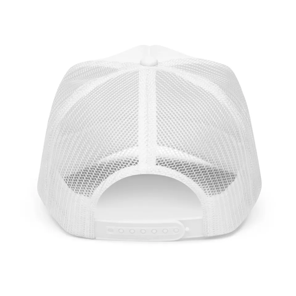 Palm Trees Embroidered Foam trucker hat