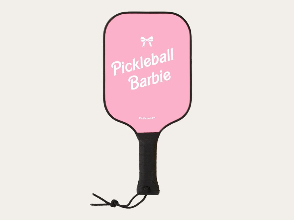 Pickleball Paddle - Retro Barbie Doll