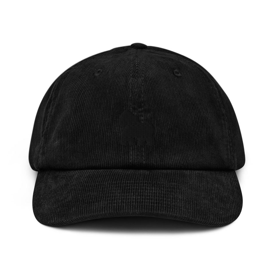 Gorilla Corduroy Hat, Embroidered Corduroy Dad Cap - Multiple Colors