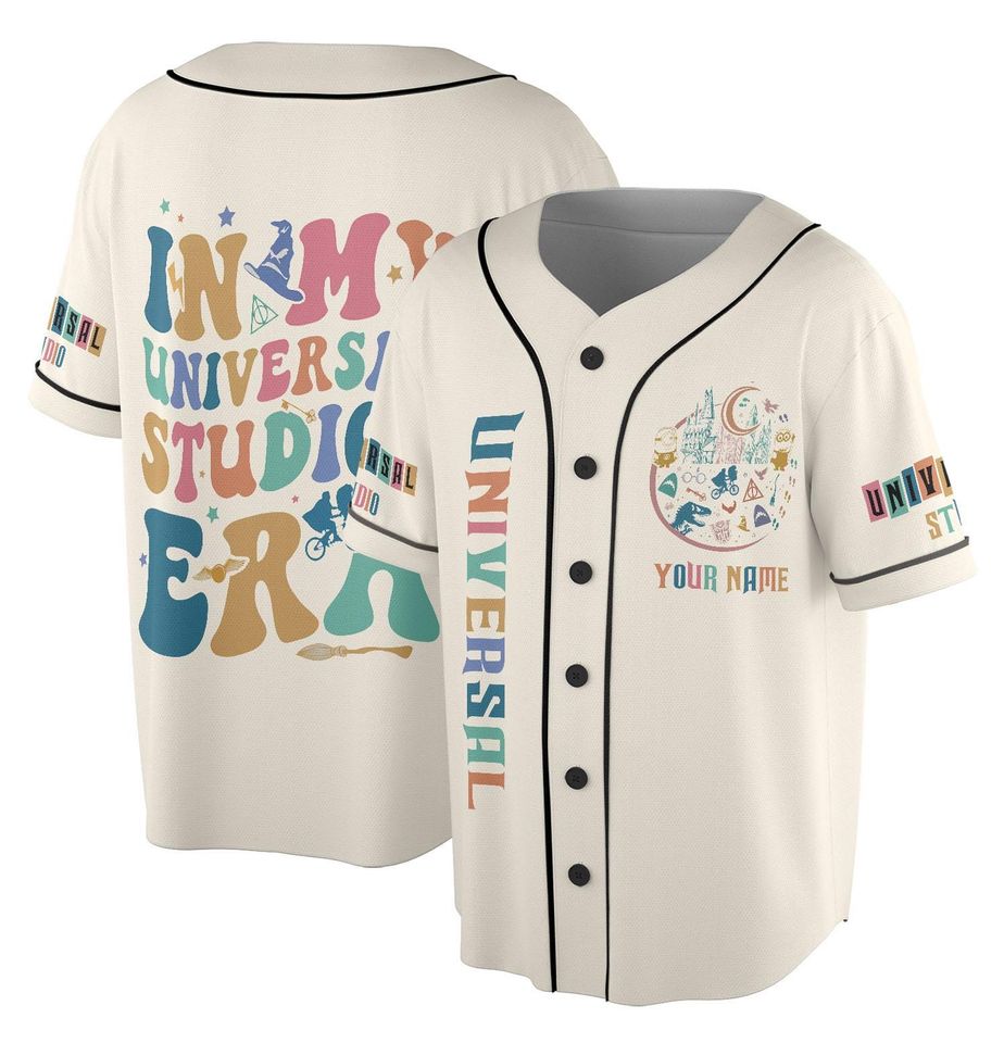 Retro Universal Studios 2025 Baseball Jersey, Universal Studios Trip Shirt, Universal Orlando Shirt, In My Universal Studios Era