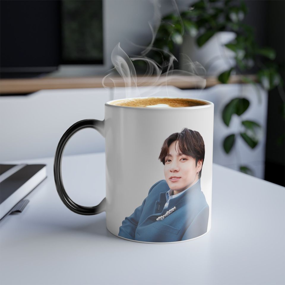 Jungkook Color Changing Mug, 11oz | BTS Magic Mug