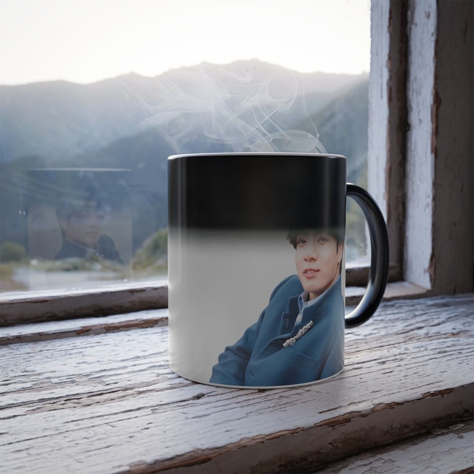 Jungkook Color Changing Mug, 11oz | BTS Magic Mug