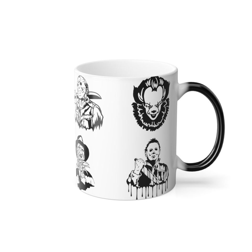 Color Changing Horror Villains Mug, 11oz