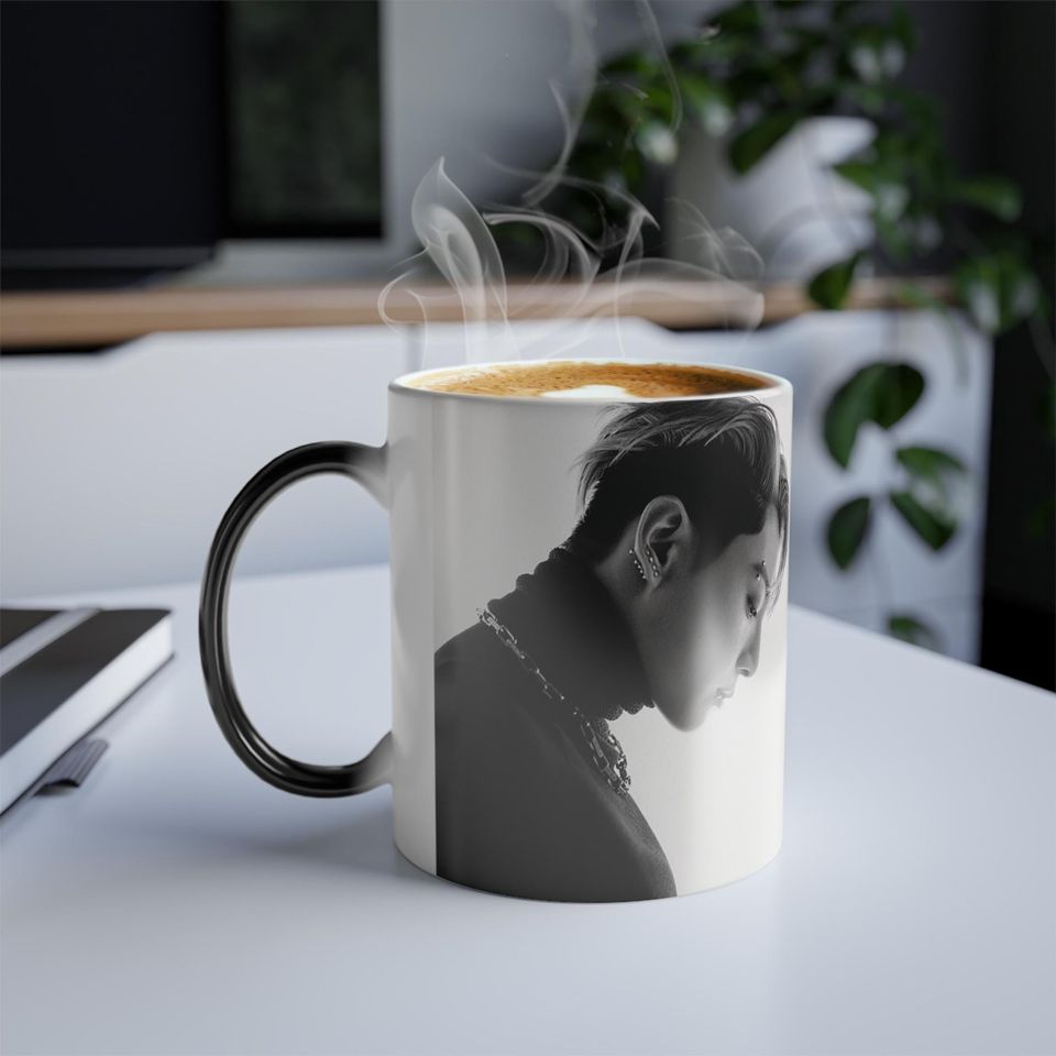 Jungkook BTS Color-Changing Mug, 11oz Coffee Cup
