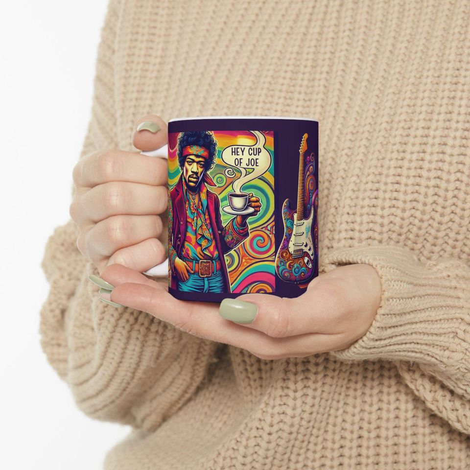 Hey Cup of Joe Jimi Hendrix-Inspired Mug