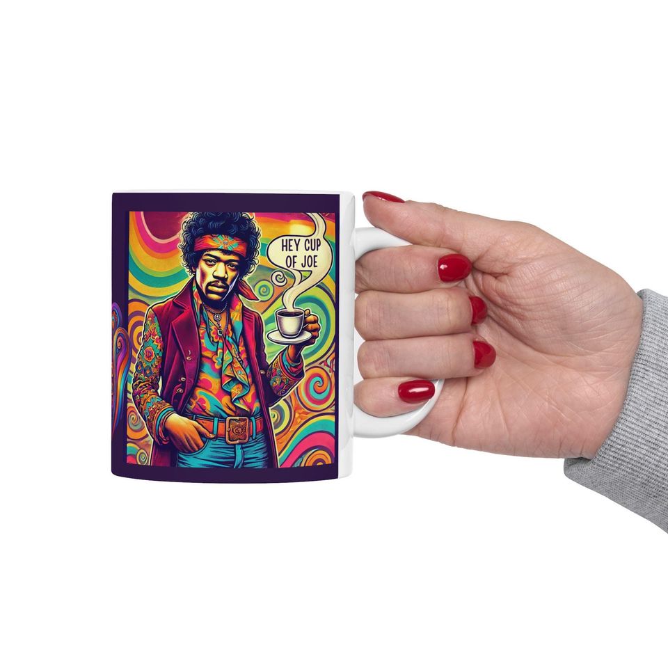 Hey Cup of Joe Jimi Hendrix-Inspired Mug