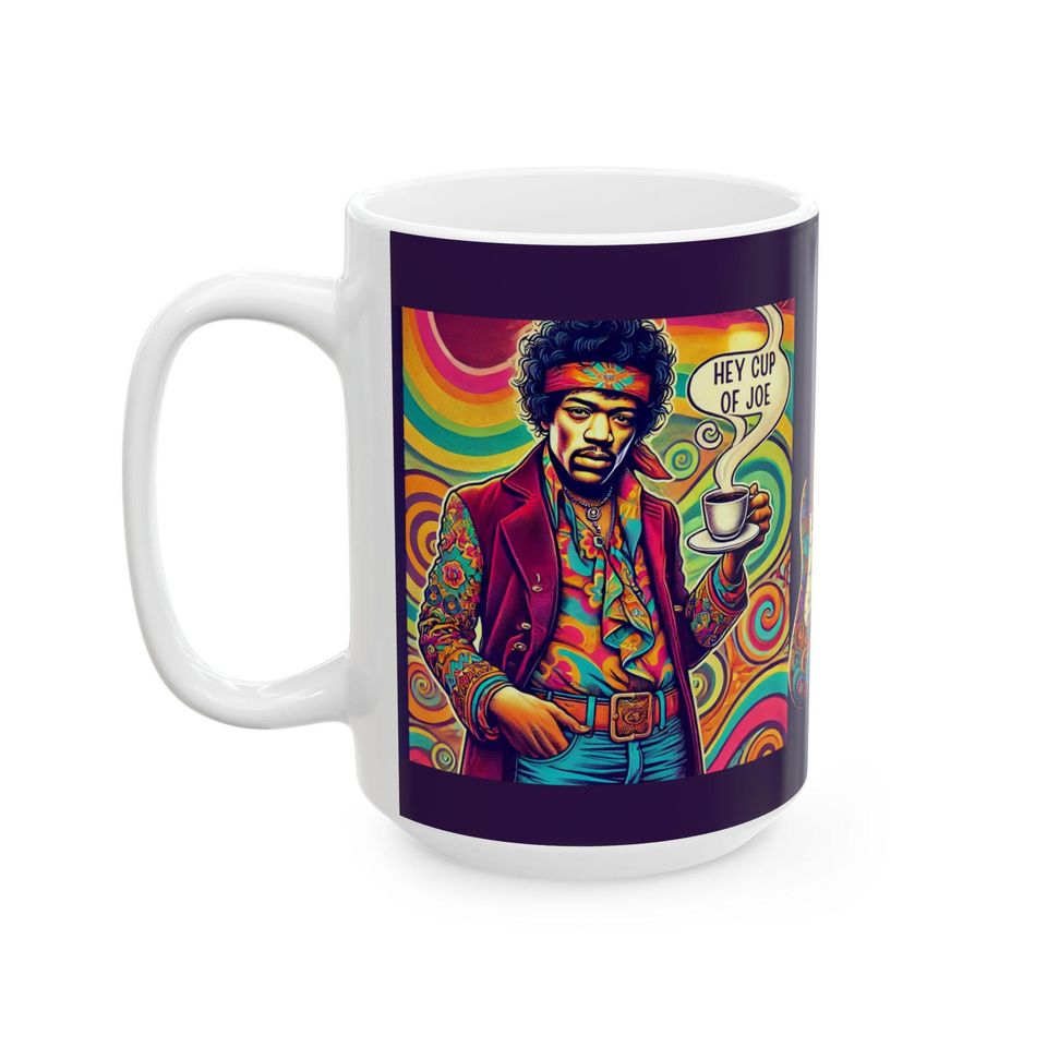 Hey Cup of Joe Jimi Hendrix-Inspired Mug