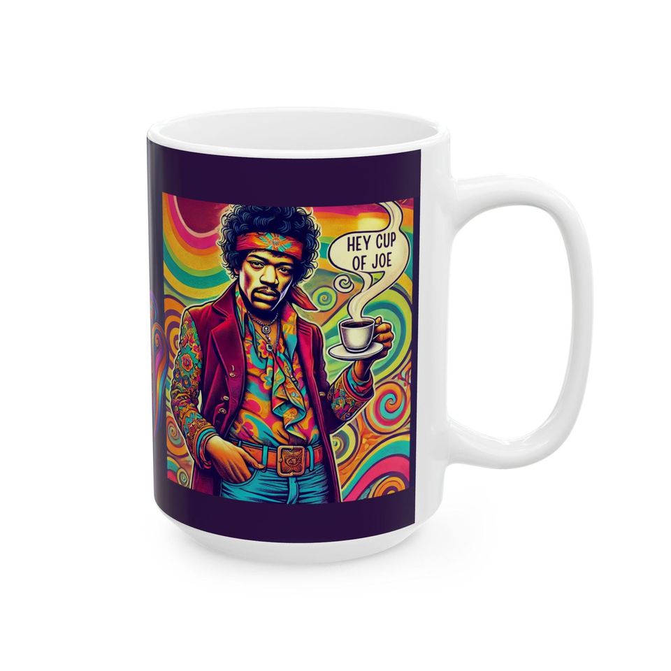 Hey Cup of Joe Jimi Hendrix-Inspired Mug