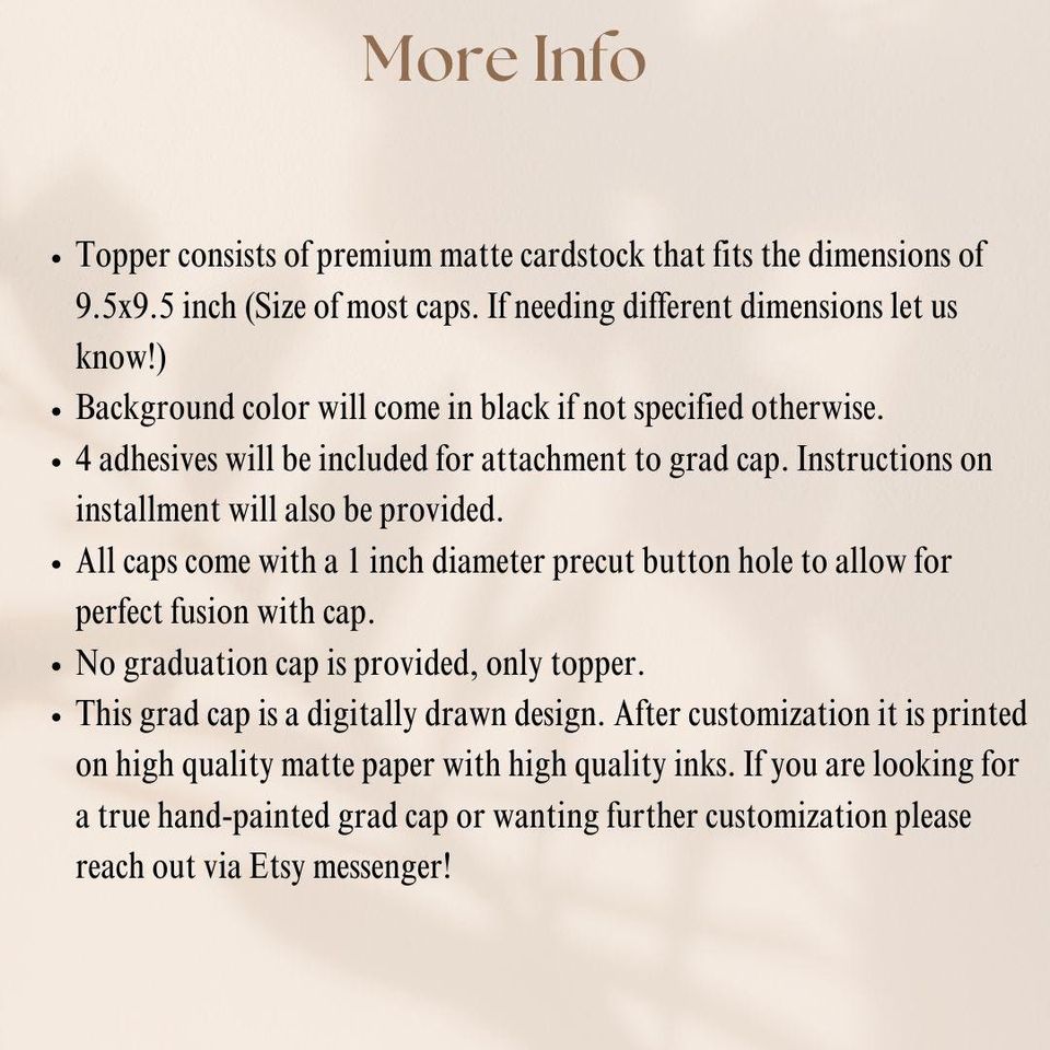 Pet Portrait Graduation Cap Topper, Custom Dog & Cat Grad Cap