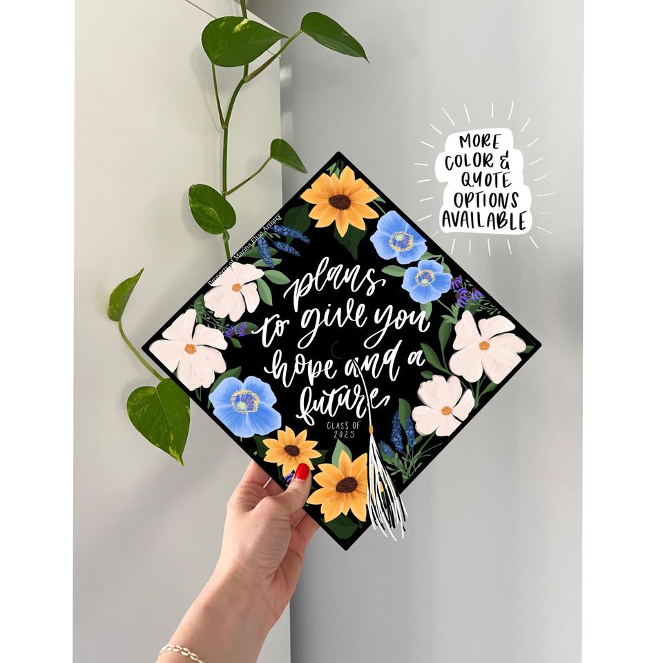 Custom Graduation Cap Topper, Grad Cap Design, Graduation Decor