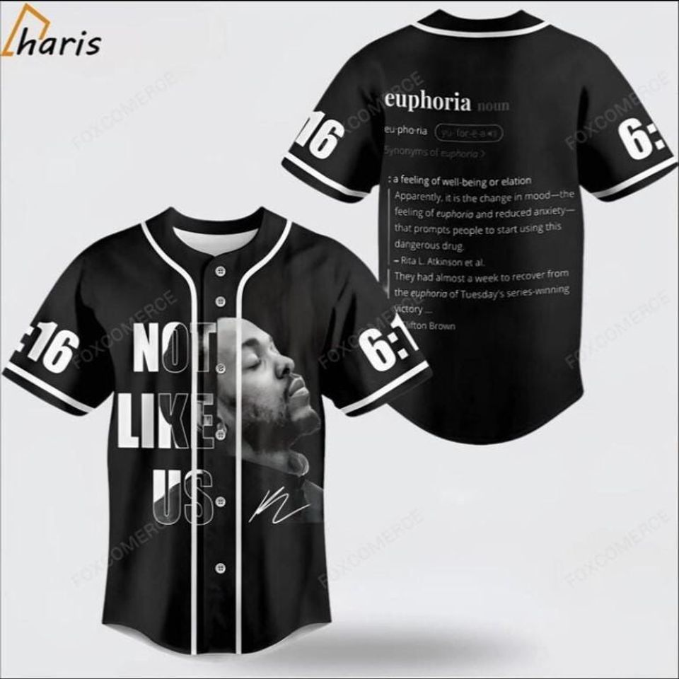 Kendrick Lamar Baseball Jersey