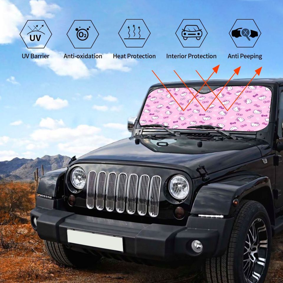 Sanrio Hello Kitty Car Sun Shades