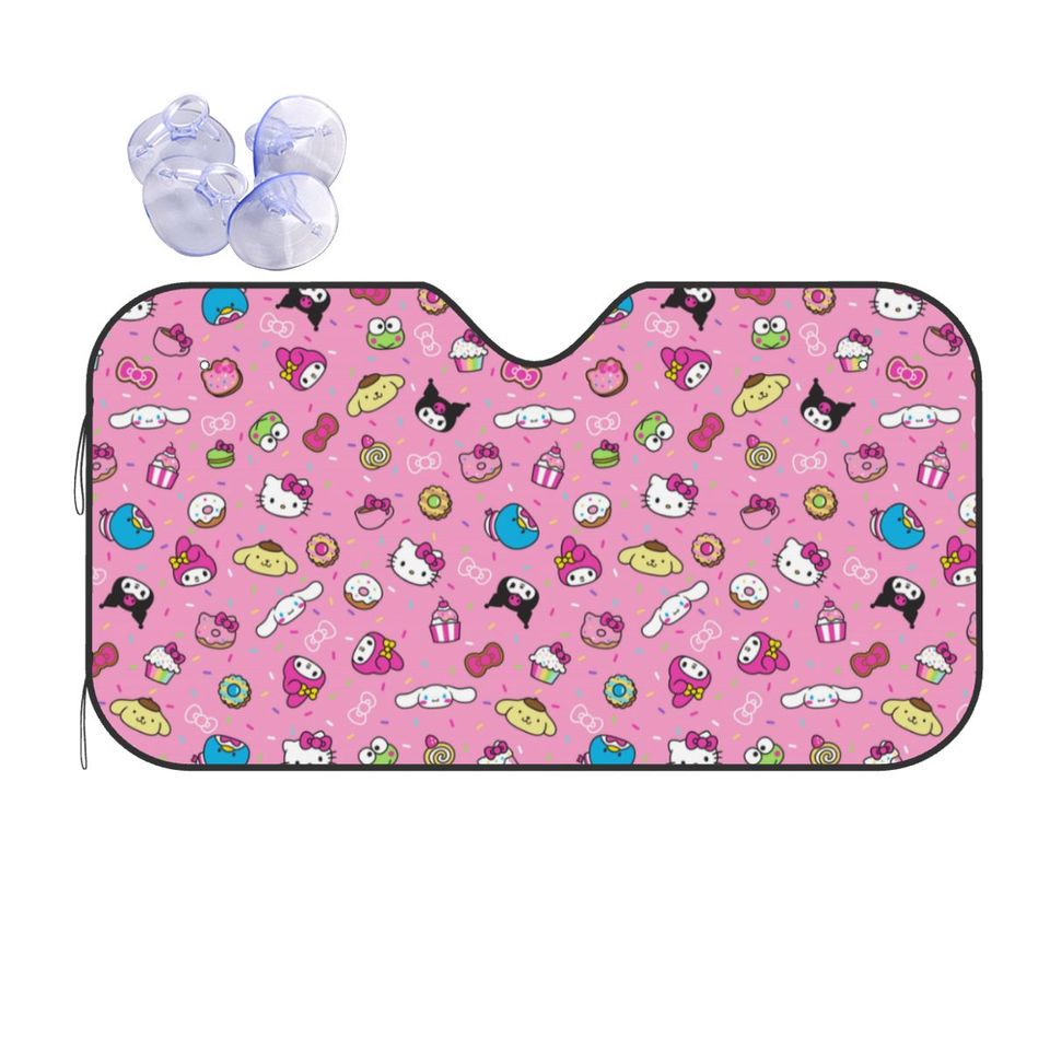 Sanrio Hello Kitty Kuromi Car Sun Shades