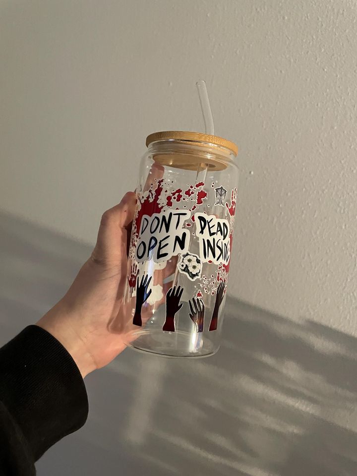Walking D, Dead Inside Frosted Tumblers