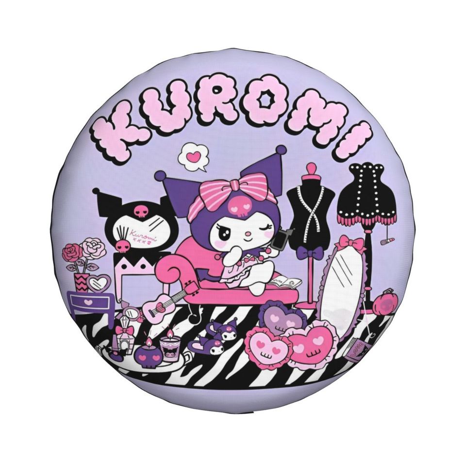 Hello Kitty and Kuromi Spare Tire Cover