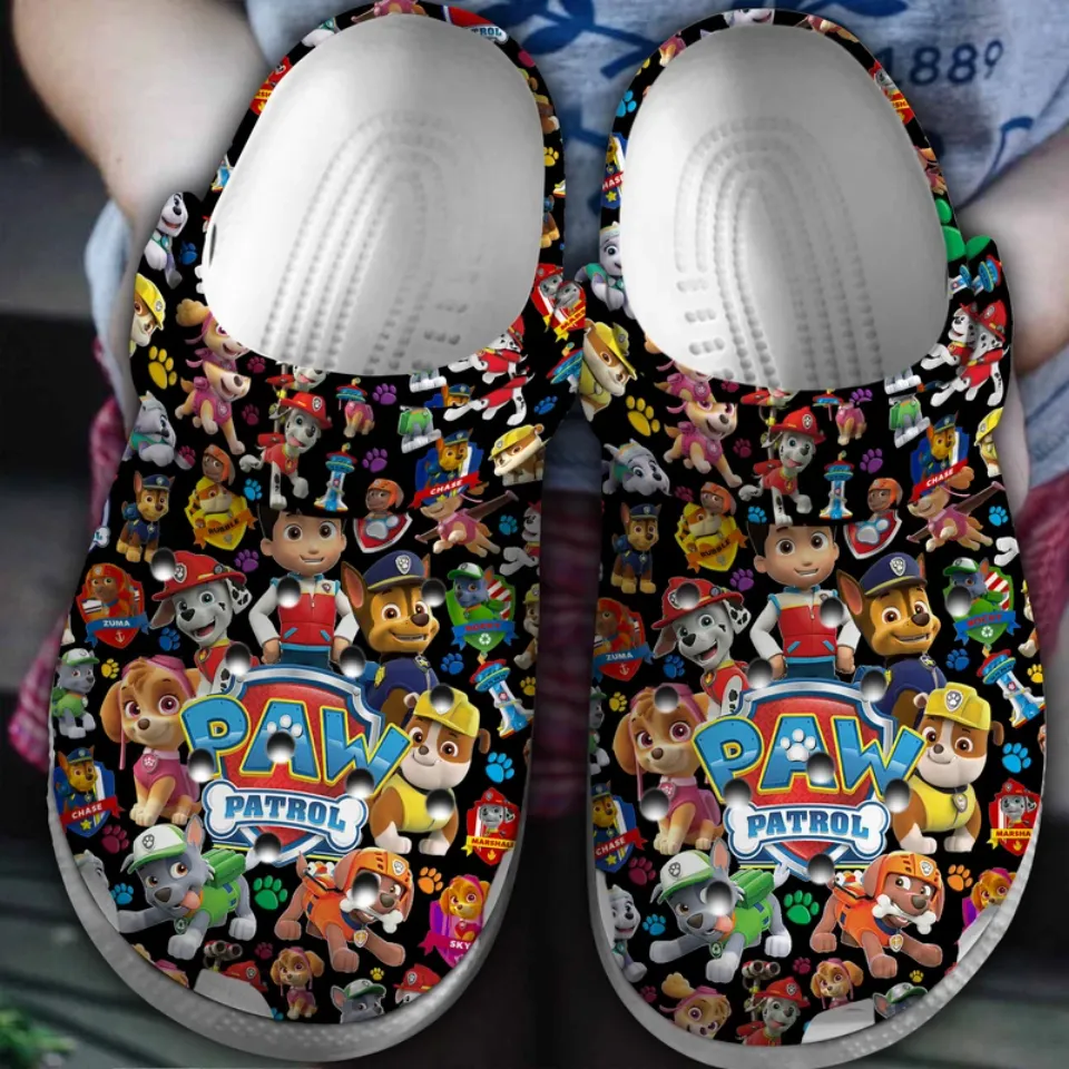 Paw Patrol Cartoon Slippers Clogsband Clogs For Adults Lovers
