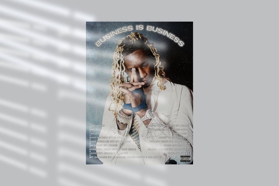 Young Thug Poster I Young Thug Album Wall Art Poster