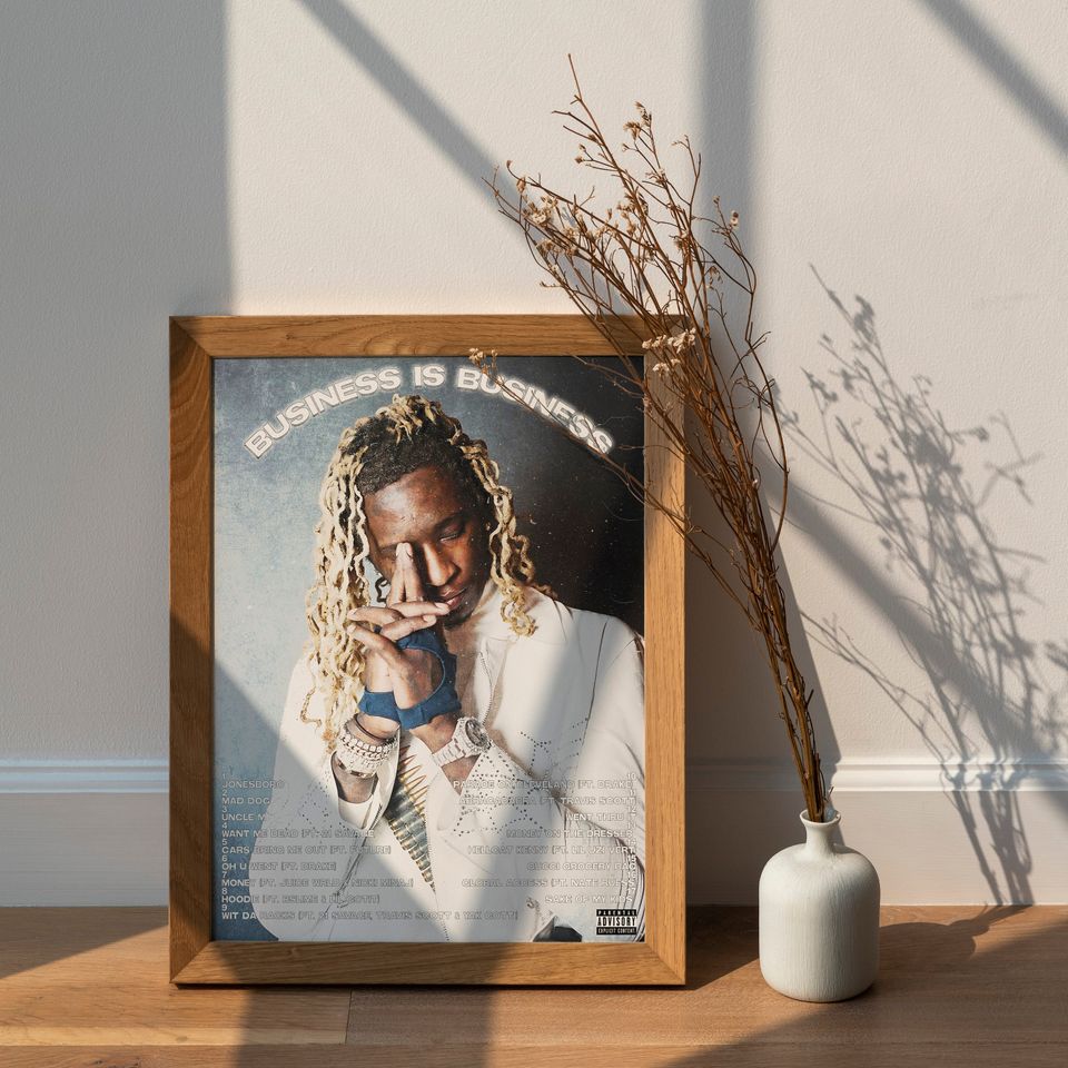Young Thug Poster I Young Thug Album Wall Art Poster