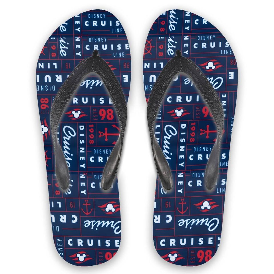 Disney Cruise Flip Flops, Summer Sandals, Beach Flip Flops