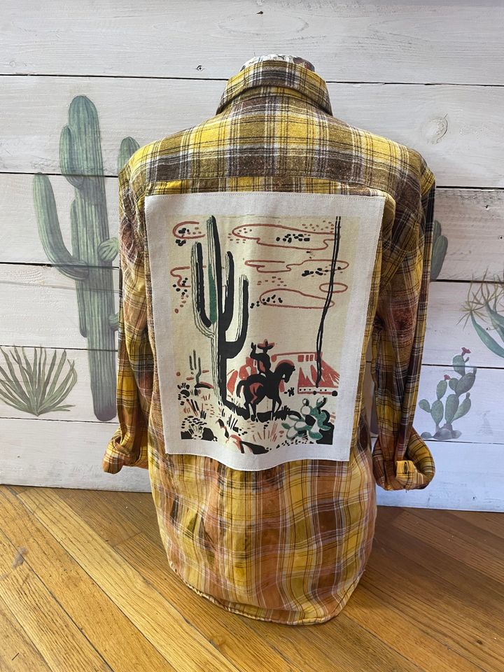 Cactus Cowboy Flannel Shirt