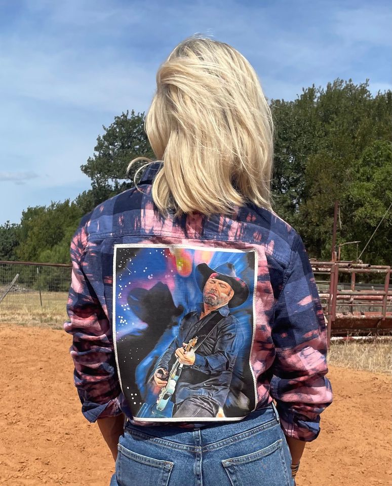 Garth Brooks  Flannel Shirt