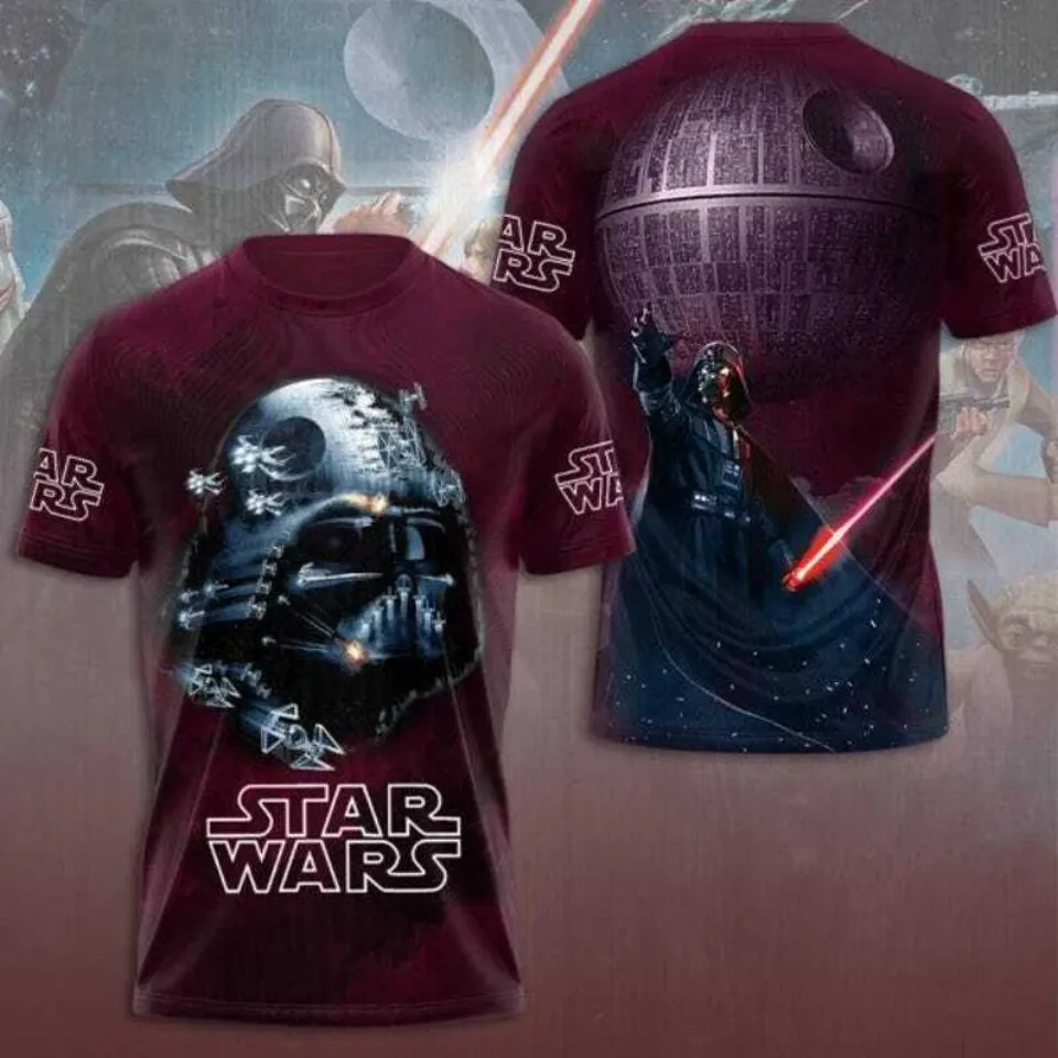 Star Wars Darth Vader Death Star Anakin Skywalker Tshirt 3D