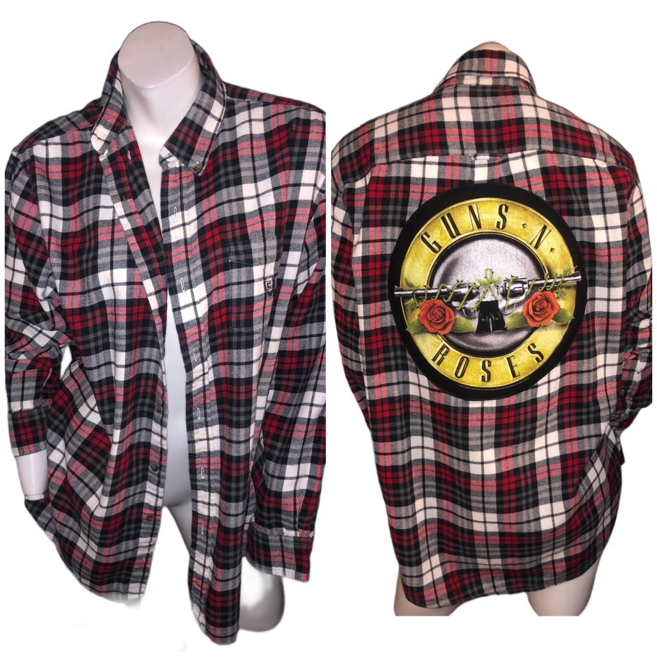 GUNS N ROSES Flannel Shirt
