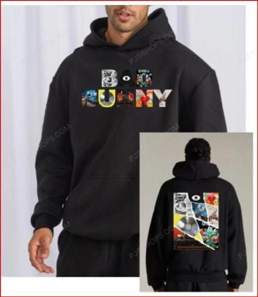 Bad Bunny Inspirational Quote Double Sided Hoodie