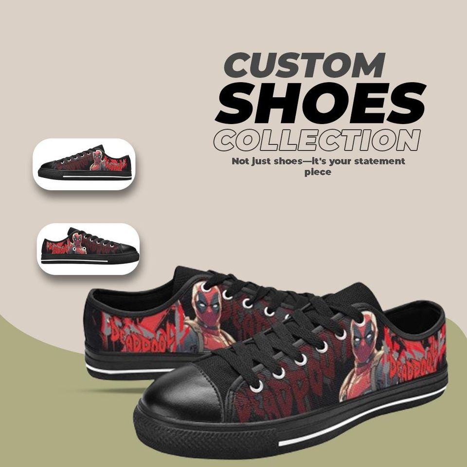 Deadpool Design Low top Shoes