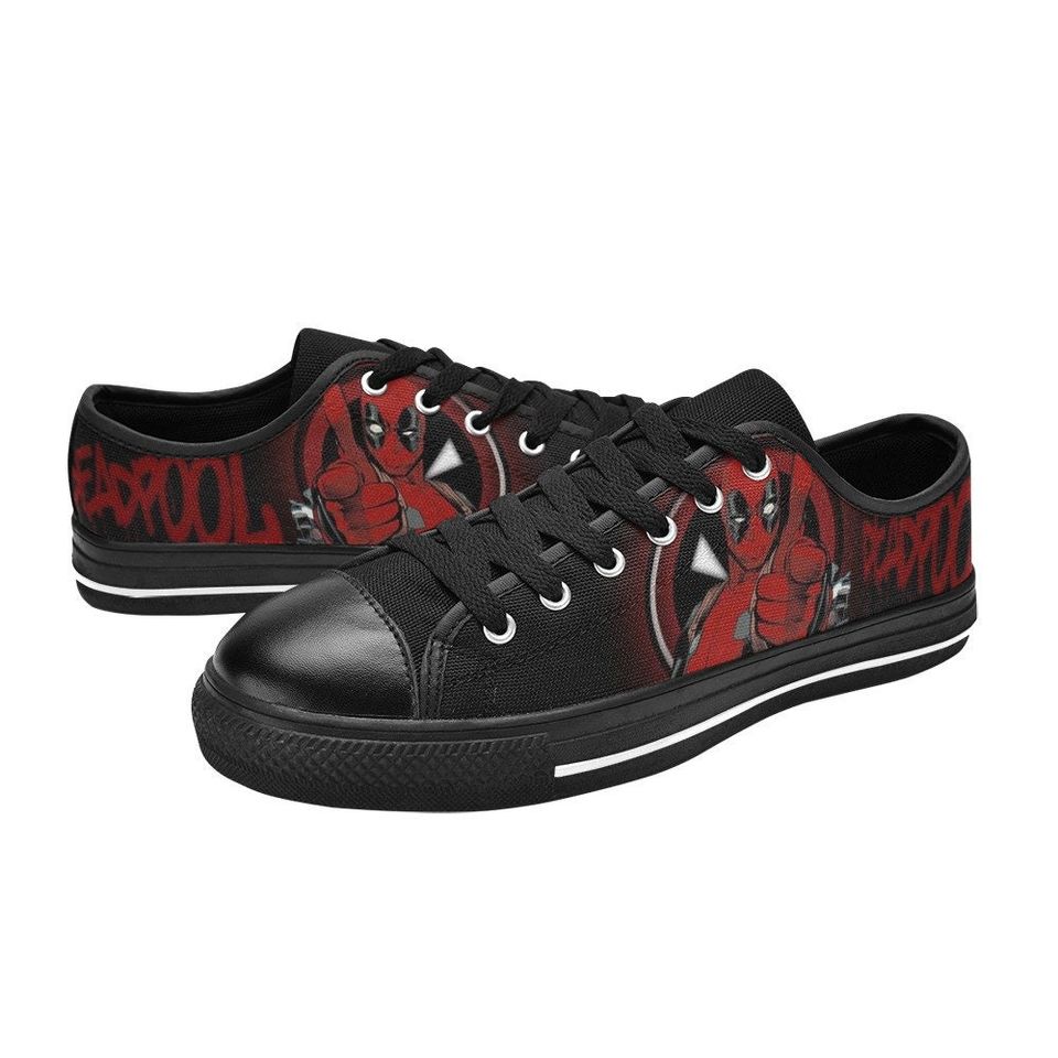 Deadpool Custom Low Top Shoes Unisex