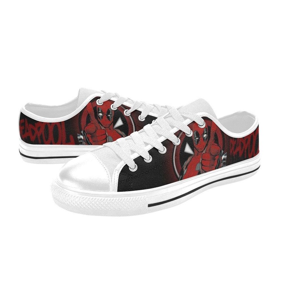 Deadpool Custom Low Top Shoes Unisex