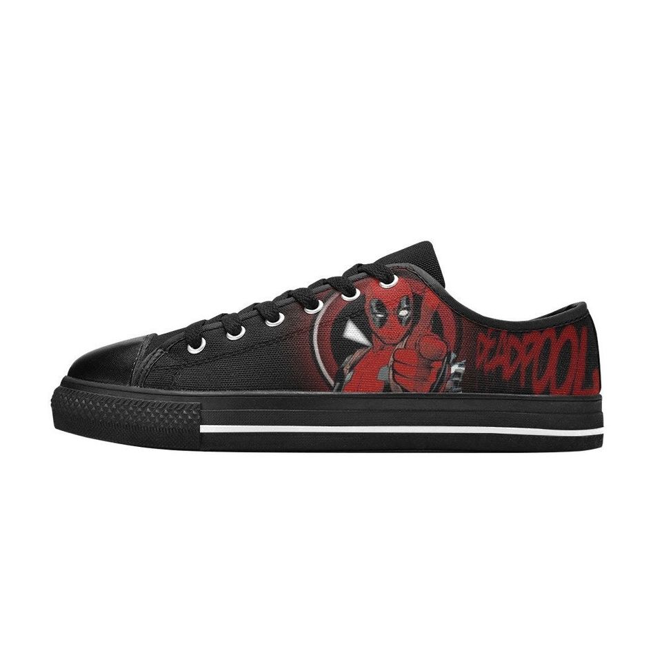 Deadpool Custom Low Top Shoes Unisex