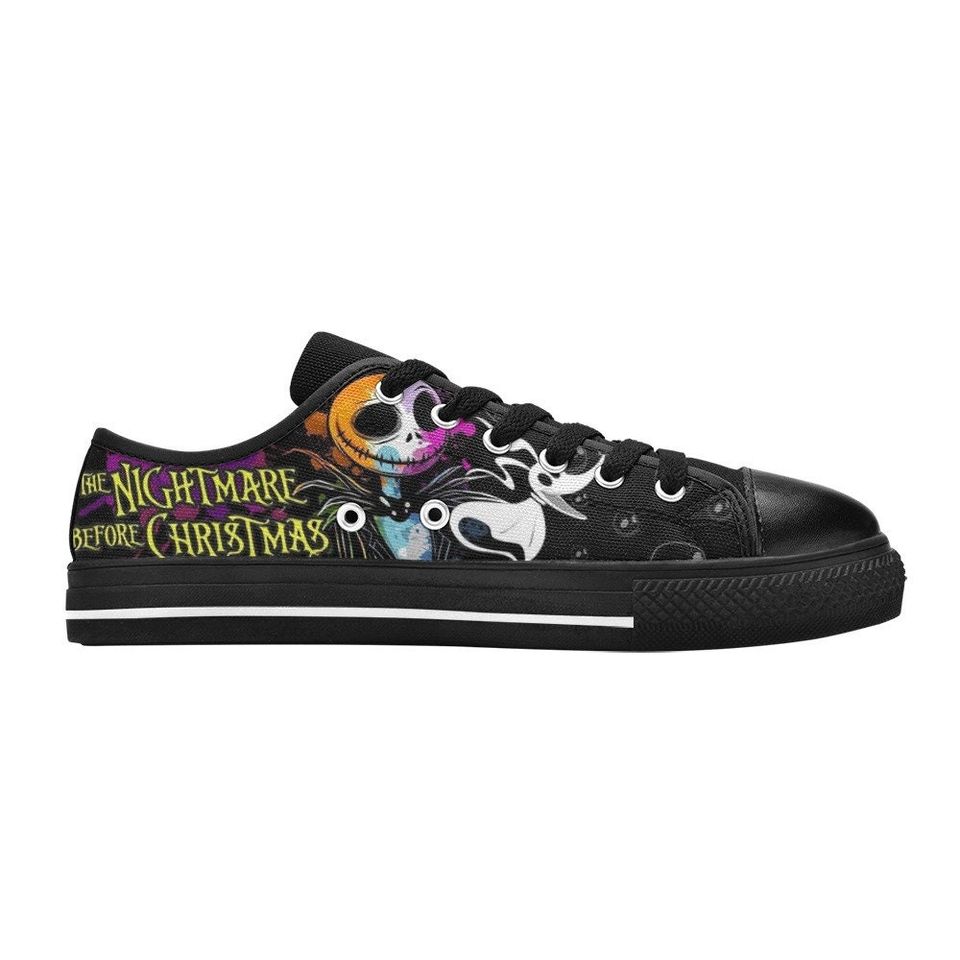 The Nightmare Before Christmas Custom Low Top Shoes Unisex