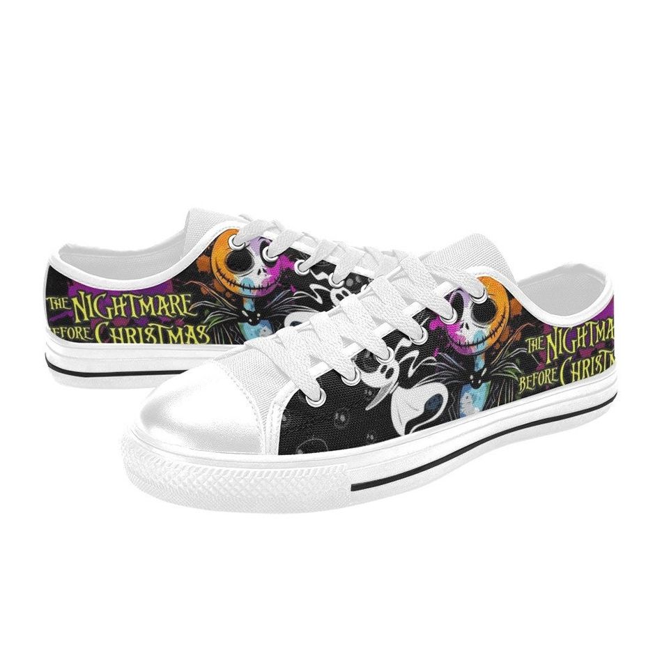 The Nightmare Before Christmas Custom Low Top Shoes Unisex