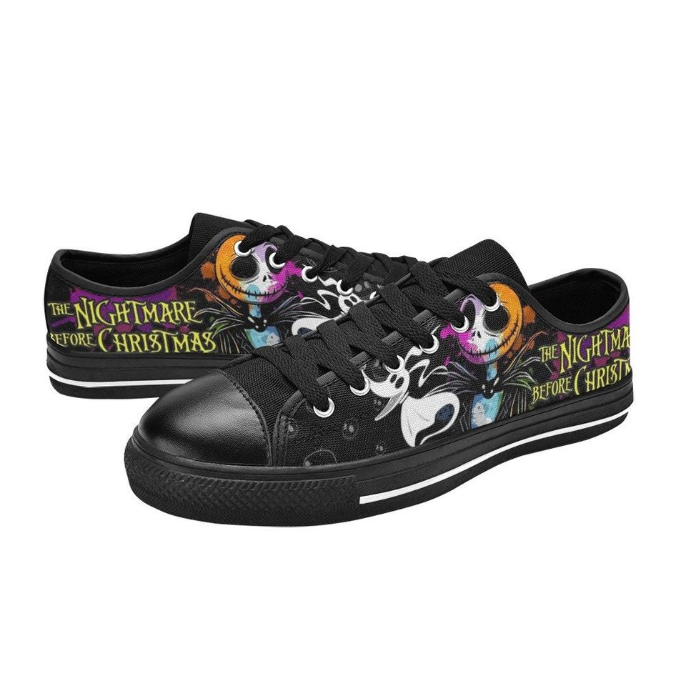 The Nightmare Before Christmas Custom Low Top Shoes Unisex