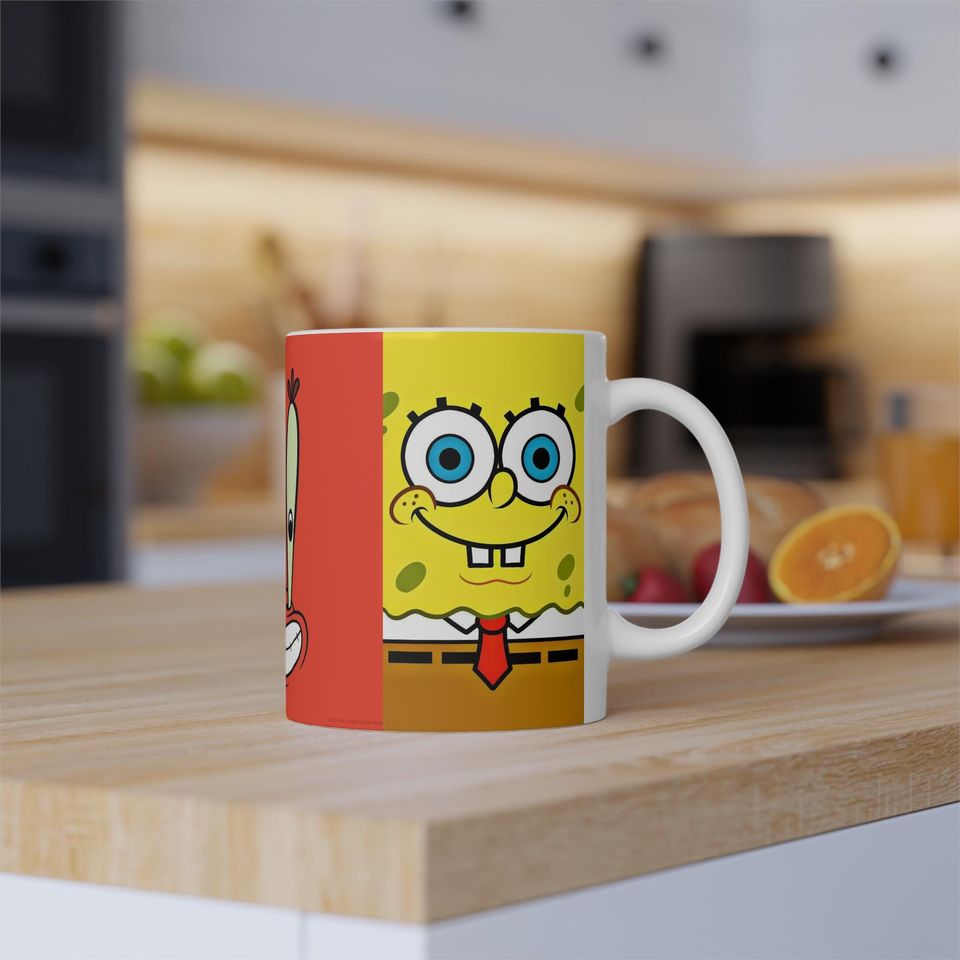 SpongeBob SquarePants Character Mug - Fun 11oz Coffee Cup for Fans