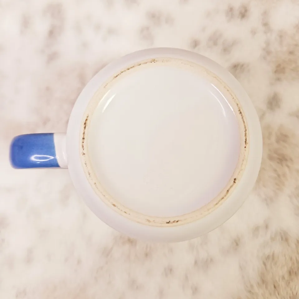 Miniature Pinscher Dog Min Pin Dad Coffee Mug Cup Two-Tone Blue White 4 5/8" Tal