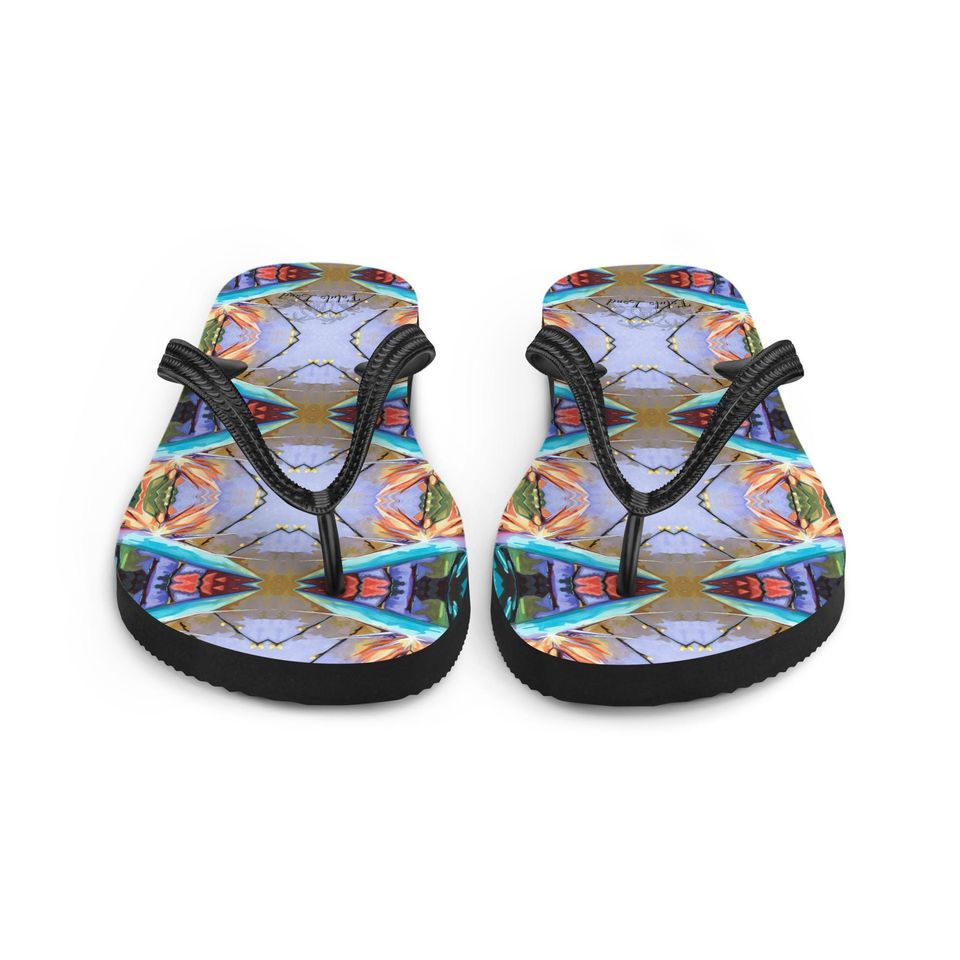 Bird of Paradise Flip-Flops