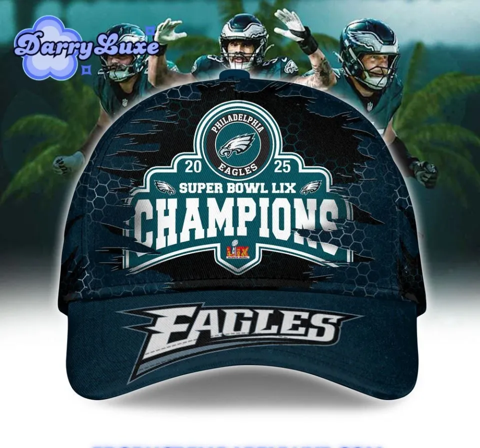 Philadel.phia Ea.gles Super Bowl L.I.X Champions 2025 Classic Cap
