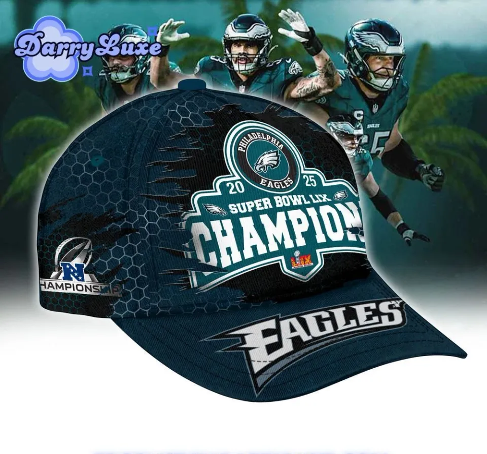 Philadel.phia Ea.gles Super Bowl L.I.X Champions 2025 Classic Cap