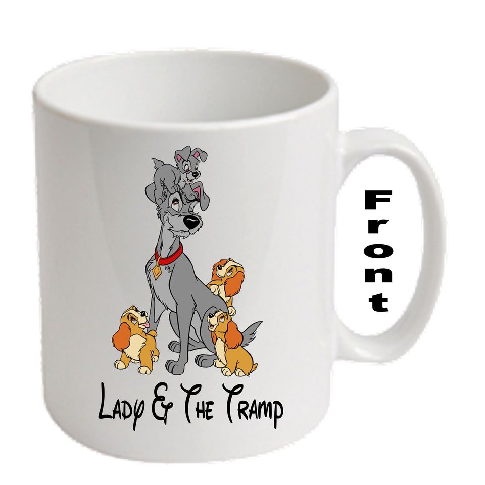 Tramp With Puppies Mugs ~ LADY & THE TRAMP Mugs