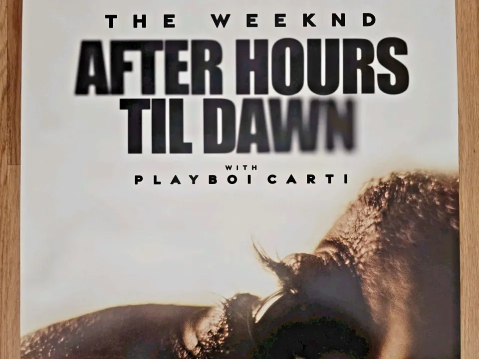 Weeknd After Hours Til Dawn 2025 Tour Poster Seattle 7/12/25