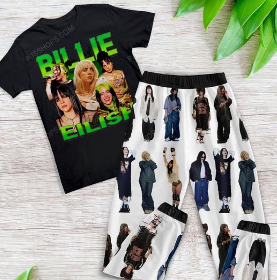 Billie Eilish Pajamas Set, Comfortable & Stylish Sleepwear for Fans