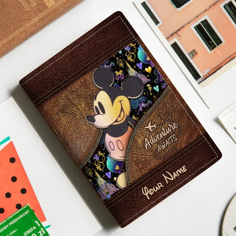 Magic Mouse Ears – Personalized Passport Holder