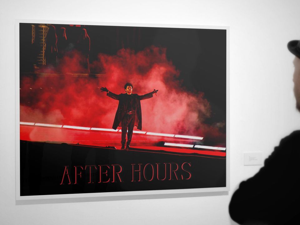 After Hours - Weeknds Live Concert Photography Poster