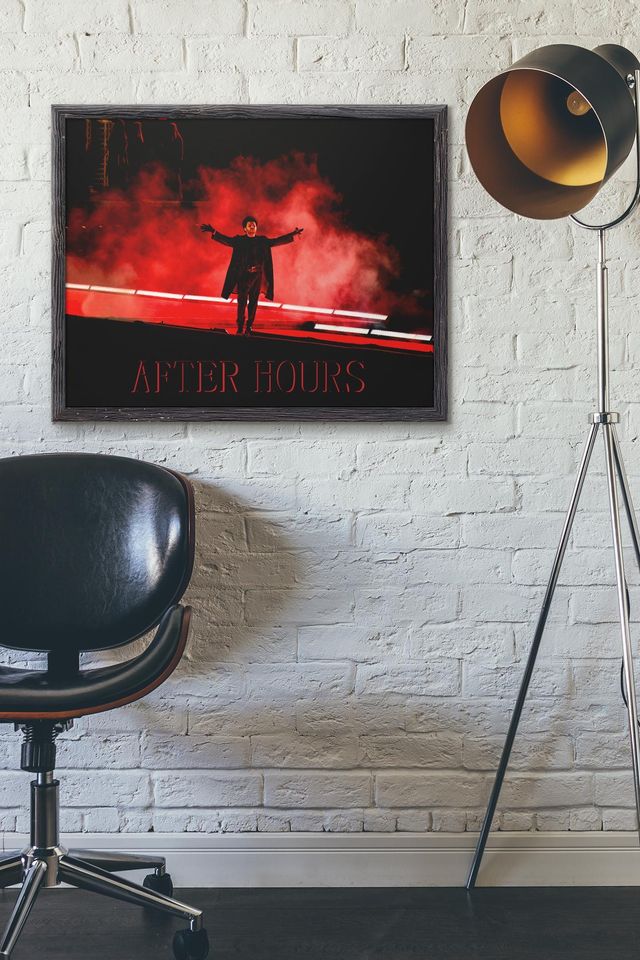 After Hours - Weeknds Live Concert Photography Poster